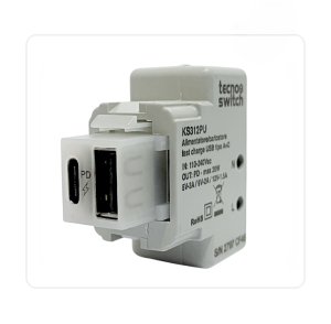 Alimentatore/caricatore USB tipo A+C PD 20W 5V – KS312PU